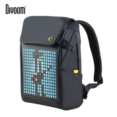 DIVOOM Pixoo M Backpack Men 15 Inch Waterproof School Backpack Laptop Bag Women Daypack with 16 - Led Backpack