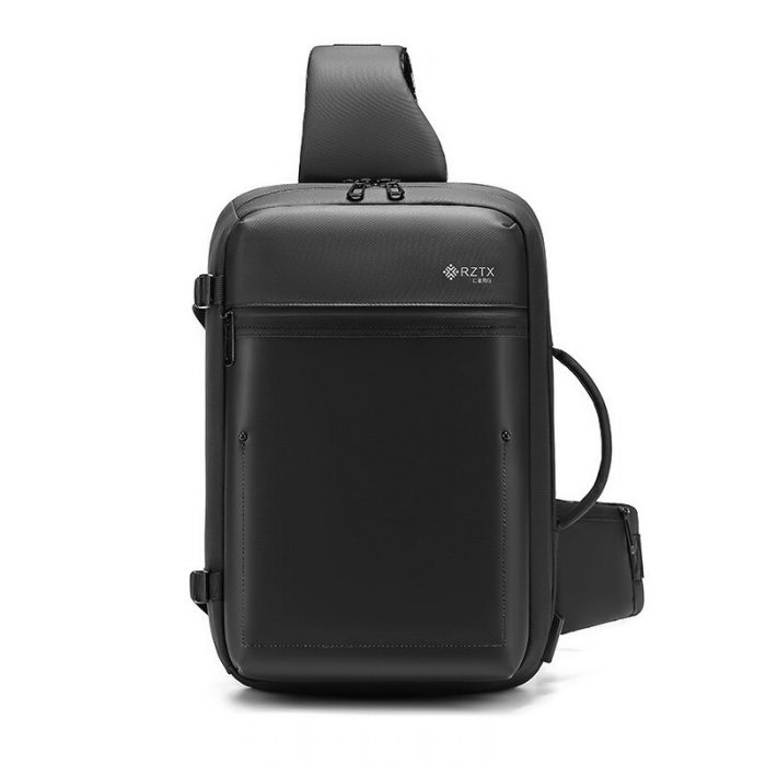 LED Display Chest Bag for USB charging Men s travel Shoulder bag DIY Smart Messenger Bags 4 - Led Backpack