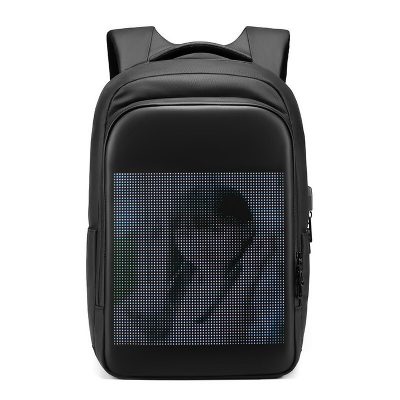 LED Smart Backpack Waterproof Large capacity Outdoor Advertising Display Backpack Cellphone Control Laptop Bag for Unisex 2 - Led Backpack