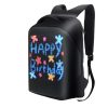 Newest 2021 LED Backpack 3 0 Waterproof WiFi Version Smart LED Screen Dynamic Advertising Backpack Cellphone - Led Backpack
